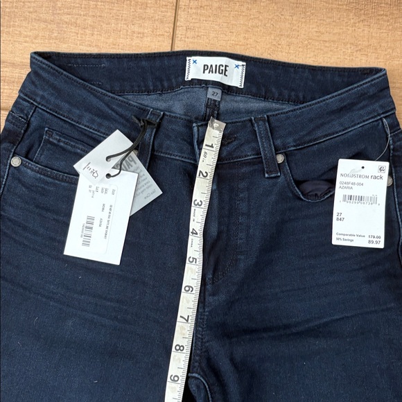 PAIGE Dark Blue Women's Skyline Skinny Jeans - Picture 11 of 11
